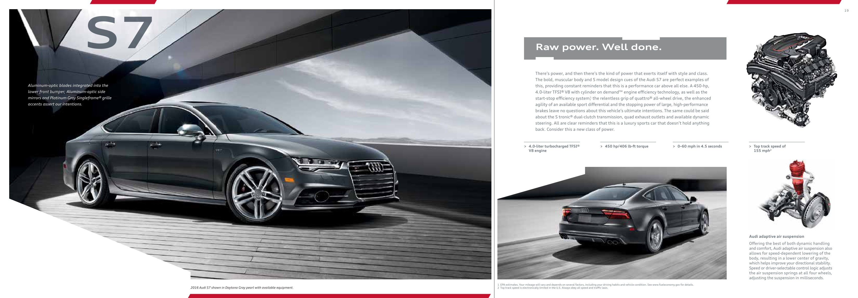 2016 Audi A7 Brochure Page 24